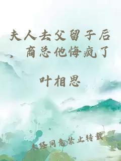夫人去父留子后，商总他悔疯了